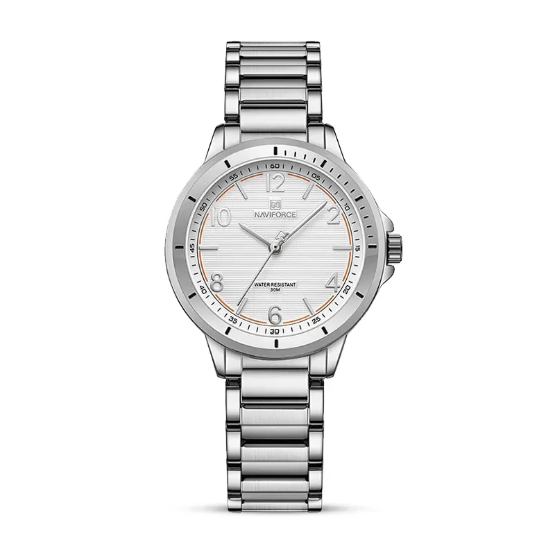 Naviforce NF5021 Fashion White Dial Ladies Watch